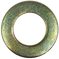 SAE Flat Washer Zinc Yellow